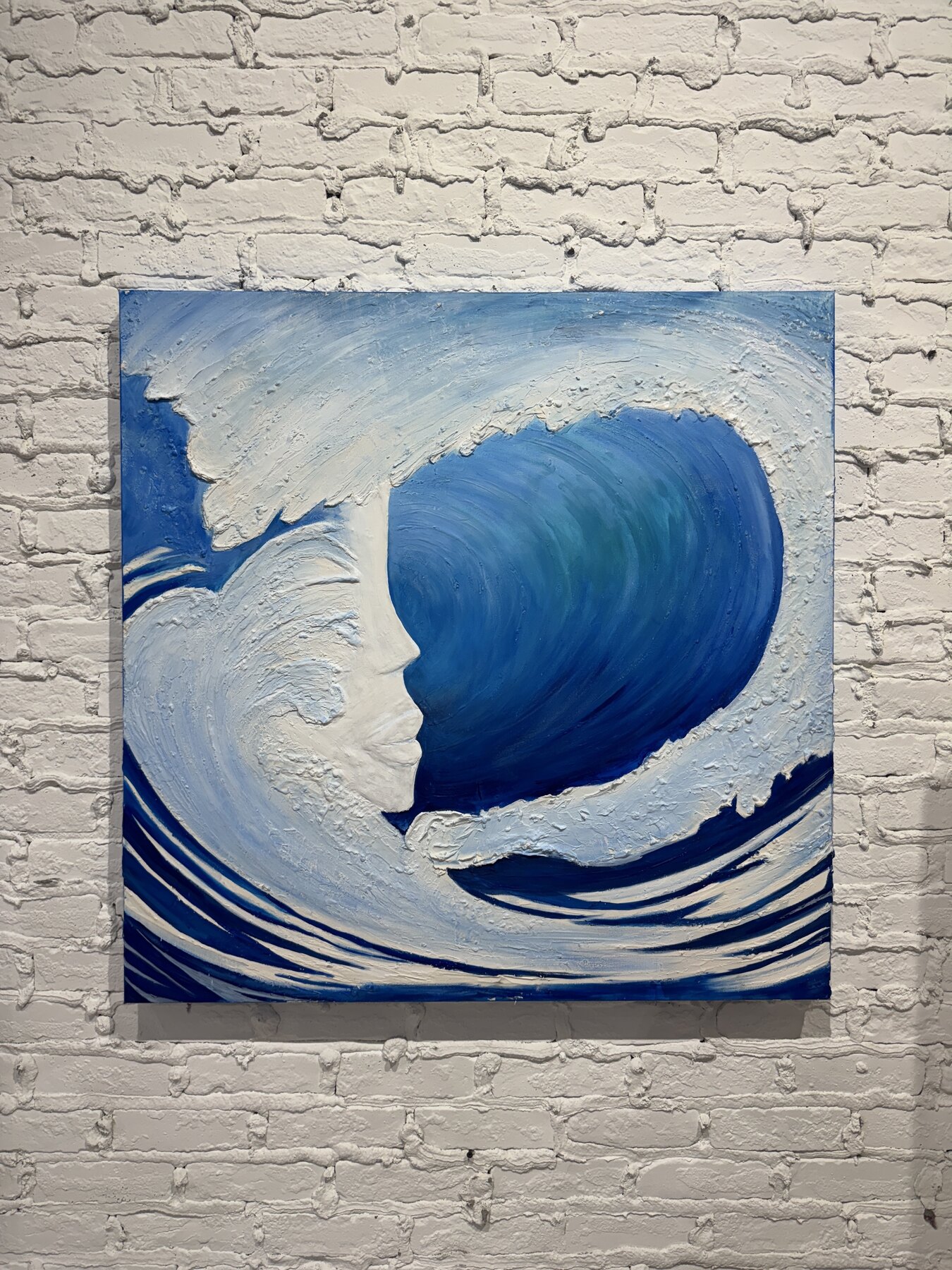 She Rises with the Tide, an original painting by Tara Zarabi