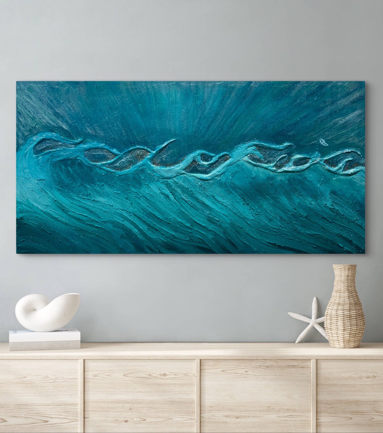 Tidal Rhythm, an original painting by Tara Zarabi