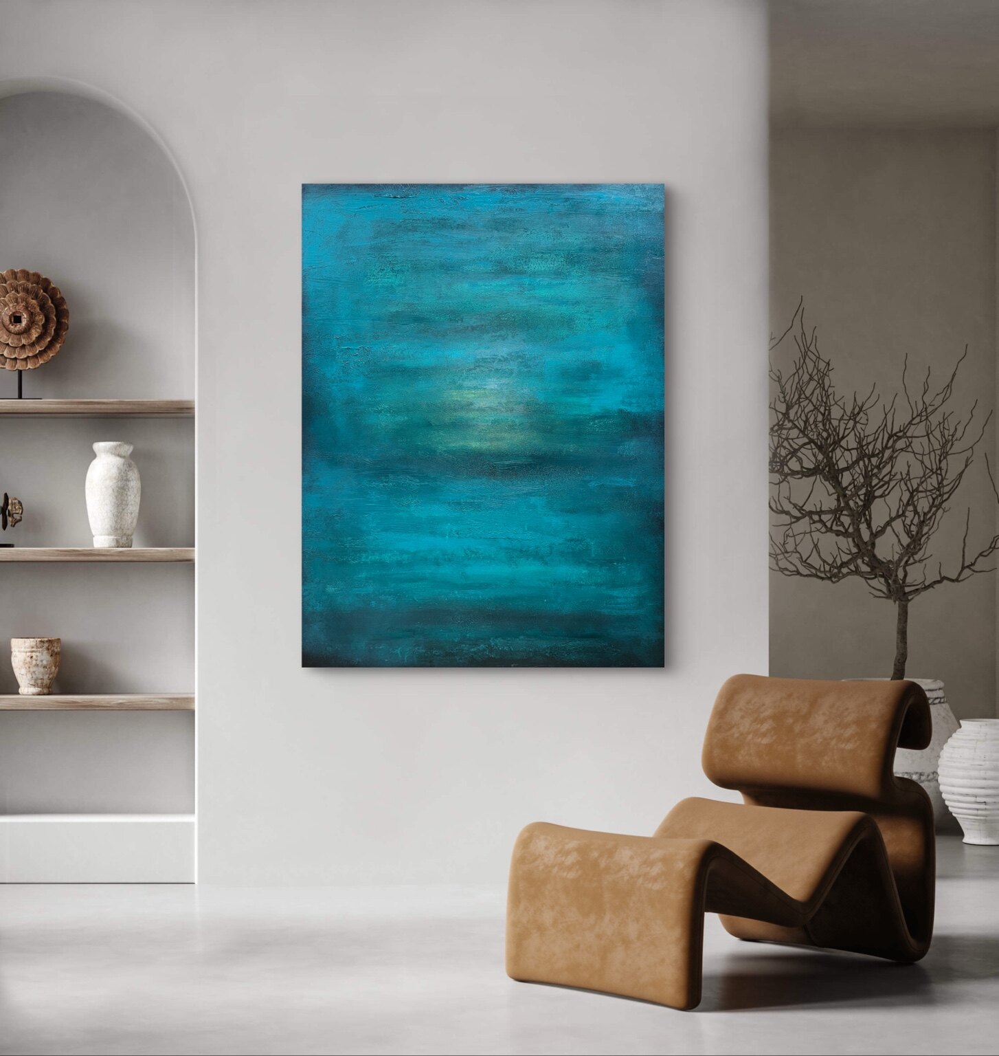 Depth of Stillness, an original painting by Tara Zarabi