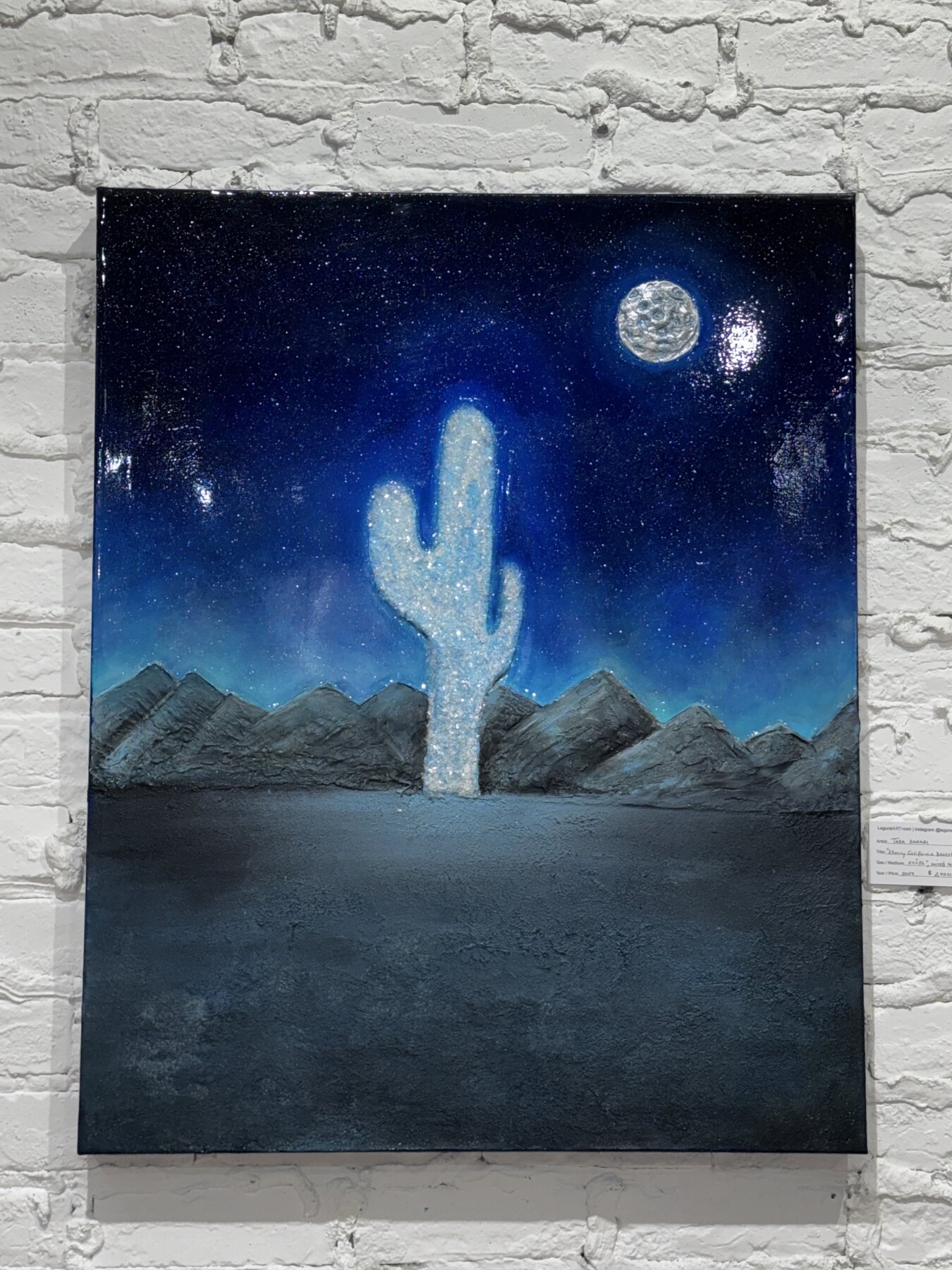 Starry Desert Night, an original painting by Tara Zarabi
